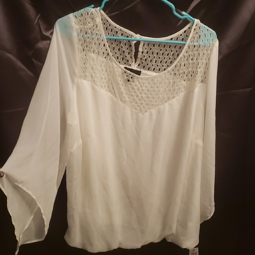 👑 Ab studio white shirt